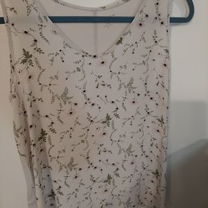 100% rayon / 100 % cotton tank blouse